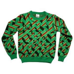 Heineken Green Hidden Logo Sweater Size Medium